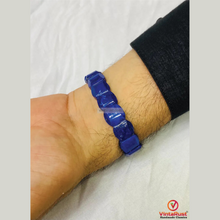 Load image into Gallery viewer, Handcrafted Lapis Lazuli Gemstone Bracelet
