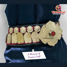 Load image into Gallery viewer, Belly Dance Wide Belt, Handmade Vintage Turkman Belt
