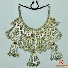 Load image into Gallery viewer, Vintage Tribal Necklace Embellished with Fish Motifs
