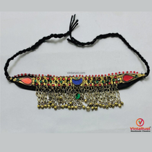 Load image into Gallery viewer, Handmade Tribal Choker with Bells
