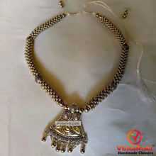 Load image into Gallery viewer, Handmade Tribal Silver Ethnic Pendant Necklace
