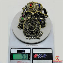 Load image into Gallery viewer, Gypsy Ethnic Necklace Made With Vintage Pieces
