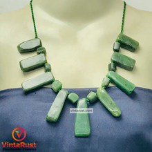 Load image into Gallery viewer, Jade Beaded Minimalist Bohemian Necklace
