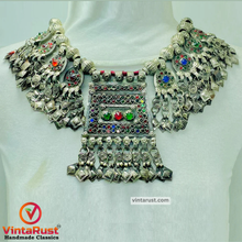Load image into Gallery viewer, Beaded Chain Coins Afghan Necklace
