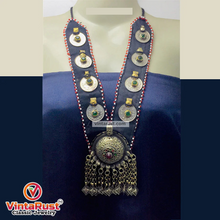 Load image into Gallery viewer, Turkmen Big Pendant Necklace With Coins
