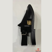 Load image into Gallery viewer, Black Handcrafted Causal Wear Peshawari Sandals
