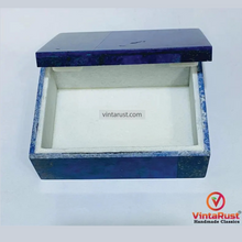 Load image into Gallery viewer, Handcrafted Lapis Lazuli Jewelry Box
