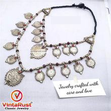 Load image into Gallery viewer, Tribal Vintage Two Layers Coins Necklace

