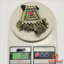 Load image into Gallery viewer, Vintage Pendant Middle Eastern Silver Necklace
