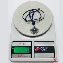 Load image into Gallery viewer, Genuine Royal Blue Lapis Lazuli Heart Shape Stone Necklace
