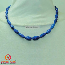 Load image into Gallery viewer, Lapis Stone  Beaded Unisex Necklace
