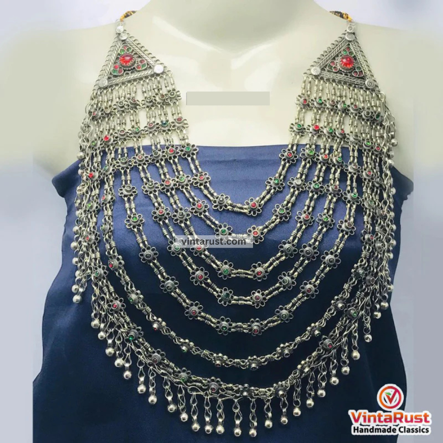 Handmade Boho Multilayers Bib Necklace