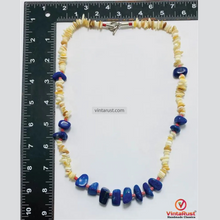 Load image into Gallery viewer, Handmade Lapis Lazuli Beaded Multi Stone Necklace
