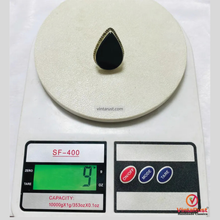 Load image into Gallery viewer, Black Onyx Stone Ring: Unisex Adjustable Rings For Gift
