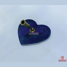 Load image into Gallery viewer, Heart Shaped Lapis Lazuli Pen Holder,
