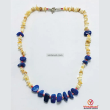 Load image into Gallery viewer, Handmade Lapis Lazuli Beaded Multi Stone Necklace
