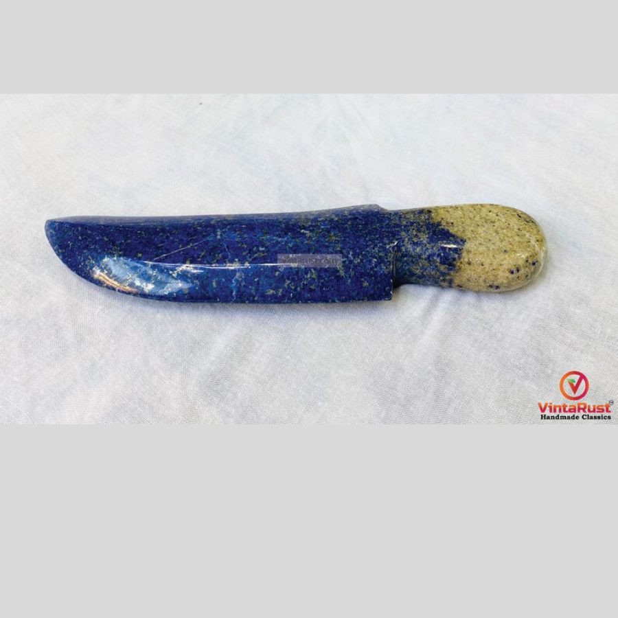 Natural Lapis lazuli Handmade Knife