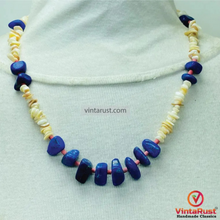 Load image into Gallery viewer, Handmade Lapis Lazuli Beaded Multi Stone Necklace
