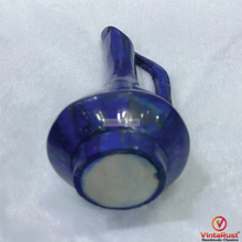 Load image into Gallery viewer, Real Lapis Lazuli Handcrafted Vase: Handmade Gemstone Jug
