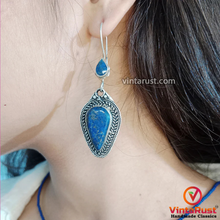 Load image into Gallery viewer, Lapis Lazuli Gemstone Jewelry Necklace and Earrings

