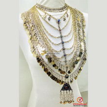 Load image into Gallery viewer, Oversized Multi Strand Festival Choker Necklace
