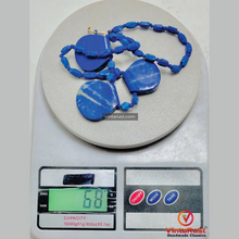 Load image into Gallery viewer, Blue Lapis Handmade Gemstone Beaded Necklace

