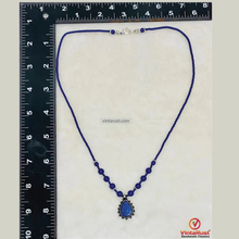 Load image into Gallery viewer, Lapis Lazuli Beaded Pendant Necklace
