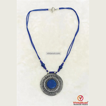 Load image into Gallery viewer, Blue Lapis Lazuli Handmade Pendant Necklace
