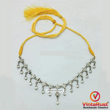Load image into Gallery viewer, Indian Style Dangling Silver Gems Necklace
