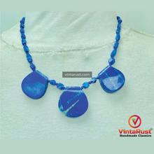 Load image into Gallery viewer, Blue Lapis Handmade Gemstone Beaded Necklace
