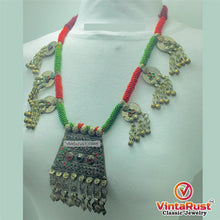 Load image into Gallery viewer, Antique Tribal Nomadic Beaded Necklace

