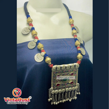 Load image into Gallery viewer, Bohemian Necklace With Golden Beads and Coins
