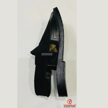 Load image into Gallery viewer, Black Handcrafted Causal Wear Peshawari Sandals

