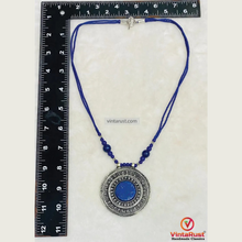 Load image into Gallery viewer, Blue Lapis Lazuli Handmade Pendant Necklace
