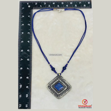 Load image into Gallery viewer, Handcrafted Lapis Lazuli Beaded Necklace
