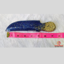 Load image into Gallery viewer, Natural Lapis lazuli Handmade Knife

