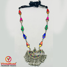 Load image into Gallery viewer, Handmade Colorful Boho Statement Necklace
