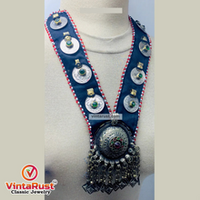 Load image into Gallery viewer, Turkmen Big Pendant Necklace With Coins
