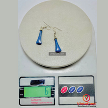 Load image into Gallery viewer, Lapis Lazuli Gemstone Dangle Earrings
