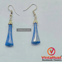 Load image into Gallery viewer, Lapis Lazuli Gemstone Dangle Earrings
