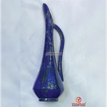 Load image into Gallery viewer, Handmade Lapis Lazuli Vase: Natural Stone Jug Pitcher
