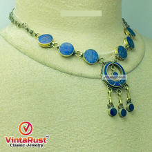 Load image into Gallery viewer, Tribal Boho Pendant Afghani Necklace
