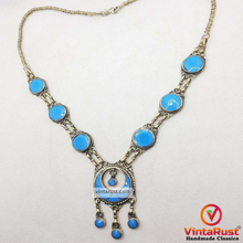 Load image into Gallery viewer, Tribal Boho Pendant Afghani Necklace
