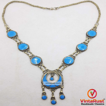 Load image into Gallery viewer, Tribal Boho Pendant Afghani Necklace
