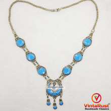 Load image into Gallery viewer, Tribal Boho Pendant Afghani Necklace
