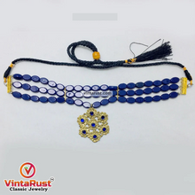 Load image into Gallery viewer, Handmade Stone Beaded Vintage Choker Necklace
