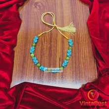 Load image into Gallery viewer, Turquoise Stone Beaded Necklace
