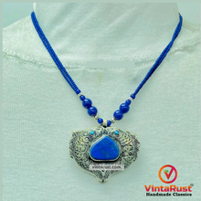 Load image into Gallery viewer, Massive Lapis Lazuli Stone Kuchi Necklace
