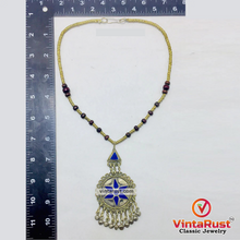 Load image into Gallery viewer, Handmade Beaded Chain Vintage Pendant Necklace

