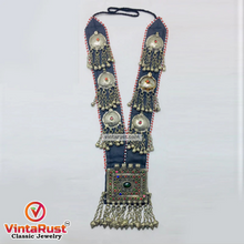 Load image into Gallery viewer, Vintage Long Chain Turkmen Big Pendant Style Necklace
